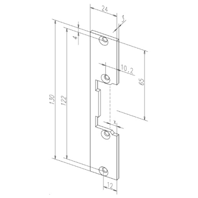 Запорная планка ST-SL001SP