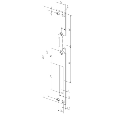 Запорная планка ST-SL002SP