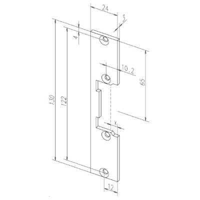 Запорная планка ST-SL011SP