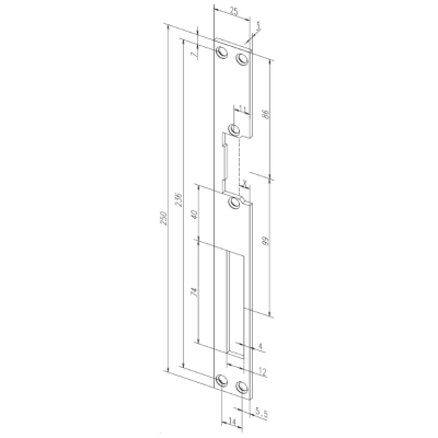 Запорная планка ST-SL012SP