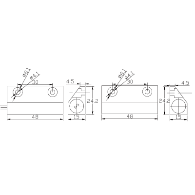 Извещатель точечный магнитоконтактный ST-DM130