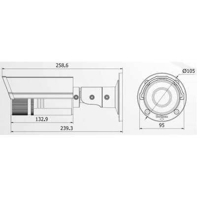 Уличная IP-камера с ИК-подсветкой (снята с производства) DS-2CD2642FWD-IZS