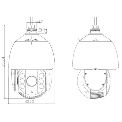 IP-камера поворотная (снята с производства) DS-2DE7184-A