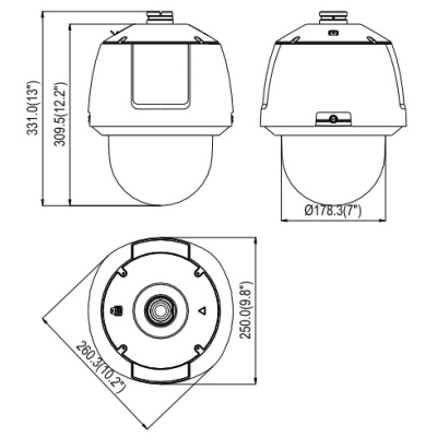 IP-камера поворотная (снята с производства) DS-2DF6336V-AEL