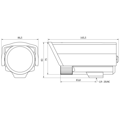 Видеокамера уличная с ИК-подсветкой (снята с производства) DS-2CC192P-IR3