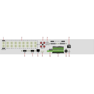 16-канальный видеорегистратор (снят с производства) DS-7216HVI-S