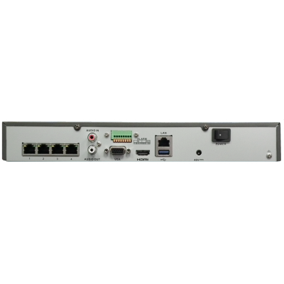 4-канальный IP-видеорегистратор (снят с производства) DS-7604NI-E1/4P