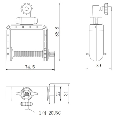 Кронштейн для скрытых камер DS-1290ZJ-BL