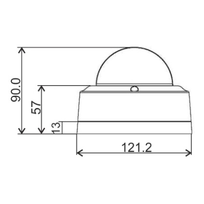 Купольная IP-камера с ИК-подсветкой MDC-L8290FTD-24H