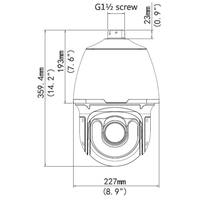 IP-камера поворотная MDS-M3331-10