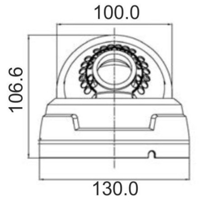 Купольная HD-SDI камера (снята с производства) MDC-H7290VTD-30