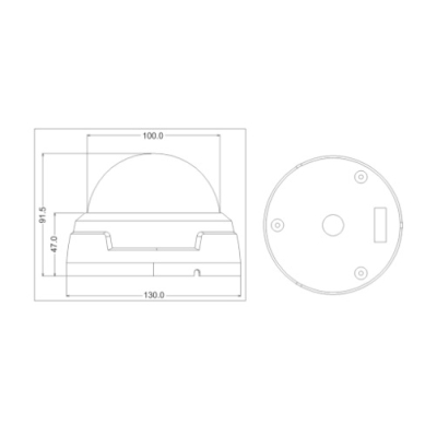 Купольная HD-SDI камера (снята с производства) MDC-H7290VTD