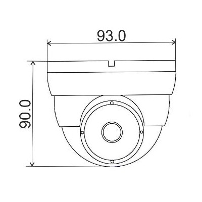 Купольная HD-SDI камера (снята с производства) MDC-H7290FTD-24