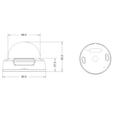 Купольная HD-SDI камера (снята с производства) MDC-H7290F
