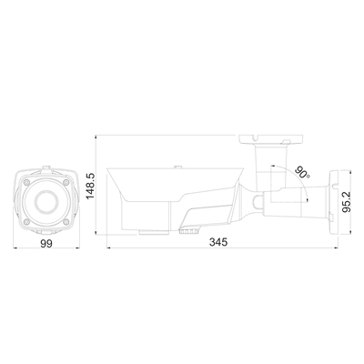 Уличная AHD-камера MDC-AH6290TDN-42H