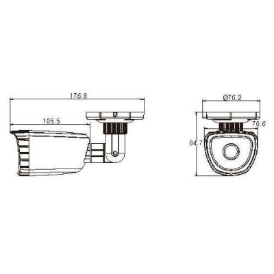 Уличная AHD-камера MDC-AH6290FTD-24S