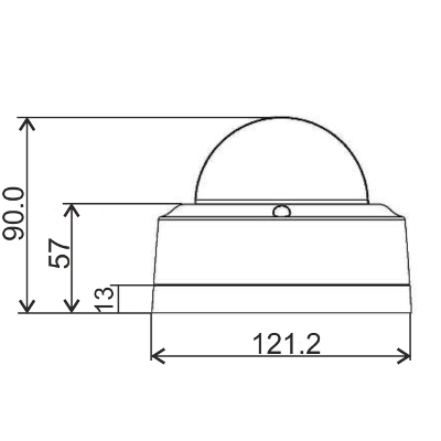 Купольная AHD камера MDC-AH8260FTN-24H