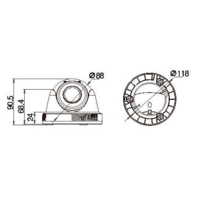 Купольная AHD камера (снята с производства) MDC-AH7290VTD-21S