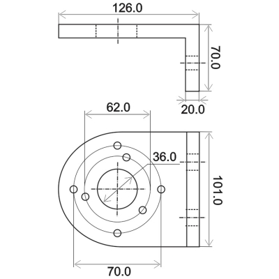 Кронштейн настенный WMB-69SB