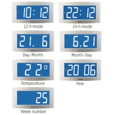 Вторичные цифровые LCD часы Opalys 14 IMP AF