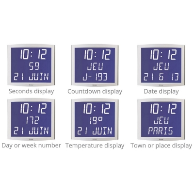 Вторичные цифровые LCD часы Opalys Date NTP