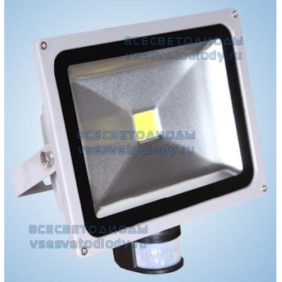 Светодиодный прожектор с датчиком движения