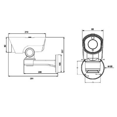 Уличная поворотная IP-камера с ИК-подсветкой STC-IPM5911/1 Estima