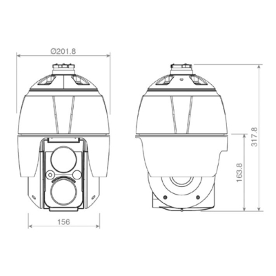Поворотная IP-камера с ИК-подсветкой STC-IPM3933 Darkbuster