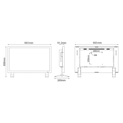 Монитор для видеонаблюдения 42" / 16:9 STM-424