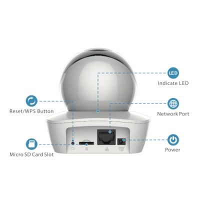 Беспроводная поворотная IP-камера с Wi-Fi DH-IPC-A46P