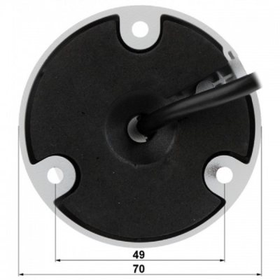 Уличная цилиндрическая мультиформатная камера DH-HAC-HFW1200TP-0360B