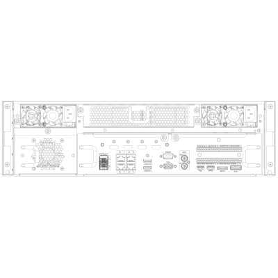 128-канальный IP видеорегистратор DHI-NVR616R-128-4KS2
