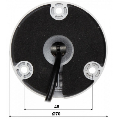 Уличная цилиндрическая мультиформатная камера DH-HAC-HFW1400RP-0280B 