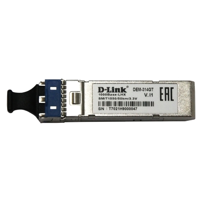 Одномодовый оптический трансивер SFP DEM-314GT