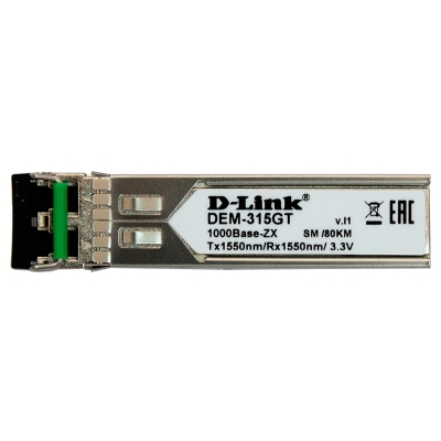 Одномодовый оптический трансивер SFP DEM-315GT