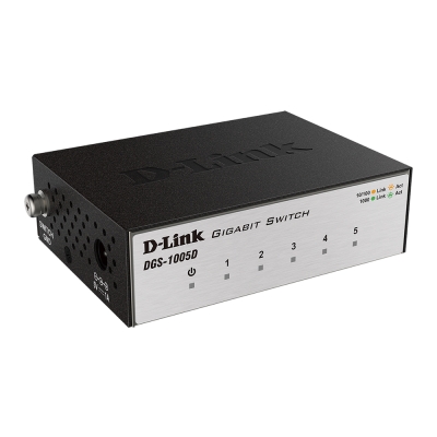 Неуправляемый сетевой коммутатор DGS-1005D