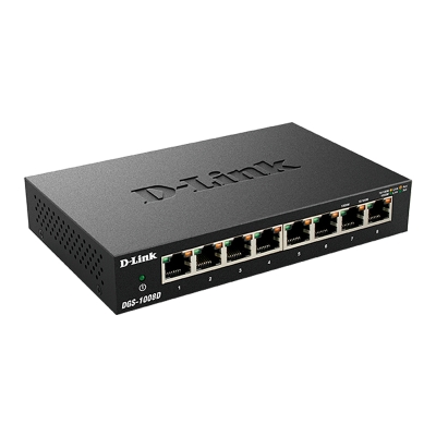 Неуправляемый сетевой коммутатор DGS-1008D