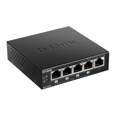 Неуправляемый сетевой коммутатор с PoE DGS-1005P