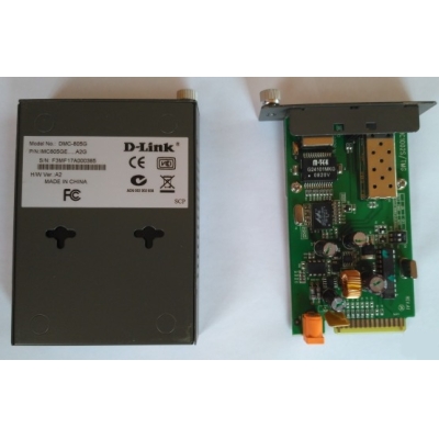 Оптический SFP медиаконвертер с возможностью установки в шасси DMC-805G