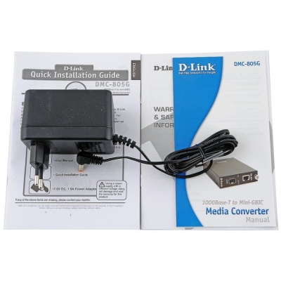 Оптический SFP медиаконвертер с возможностью установки в шасси DMC-805G