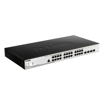 Управляемый сетевой коммутатор 2 уровня с PoE DGS-1210-28P/ME