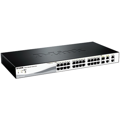 Настраиваемый сетевой коммутатор WebSmart с поддержкой PoE DES-1210-28P ver C