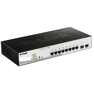 Настраиваемый сетевой коммутатор WebSmart с поддержкой PoE DGS-1210-10P/F