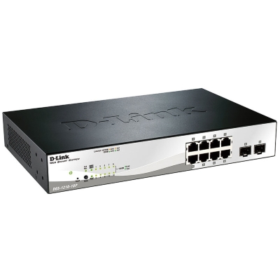 Настраиваемый сетевой коммутатор WebSmart с поддержкой PoE DGS-1210-10P/C