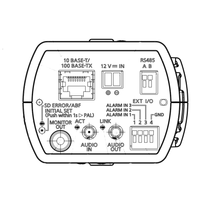 Корпусная IP-камера без объектива WV-S1112