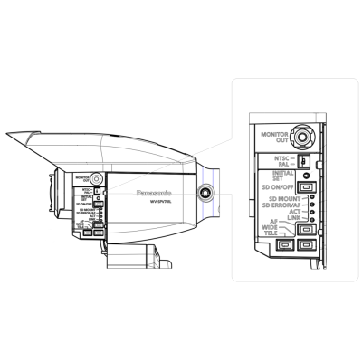 Антивандальная уличная IP-камера WV-SPV781L