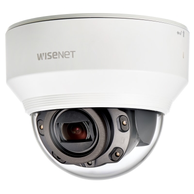 Купольная IP камера на 2 МП с вариофокальным объективом  2.8 - 12 мм и ИК подсветкой WISENET XND-6080RP