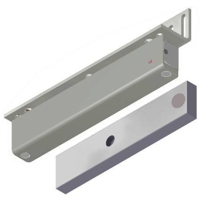 Монтажный L-уголок (серый цвет RAL 9006) AL-200PR
