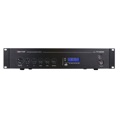 Микшер-усилитель на 250 Вт с MP3, FM и Bluetooth ТУ-250М