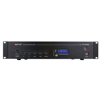 Микшер-усилитель на 480 Вт с MP3, FM и Bluetooth ТУ-480М
